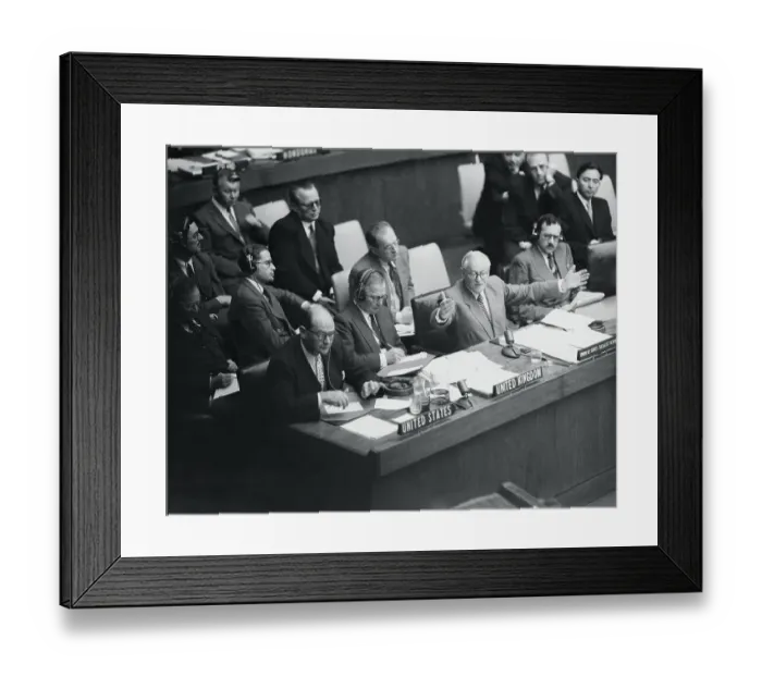 Framed Print : Andrei Vishinsky Addressing the United Nations Framed Print : Andrei Vishinsky Addressing the United Nations