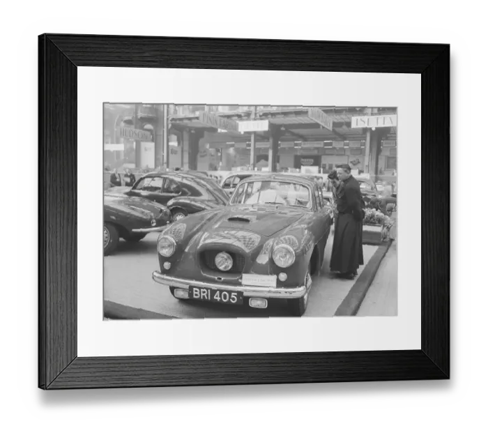 Framed Print : Bristol 405 Auto on Display at Auto Show Framed Print : Bristol 405 Auto on Display at Auto Show