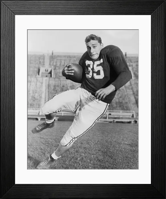 Framed Print : Portrait of Alan Ameche Framed Print : Portrait of Alan Ameche