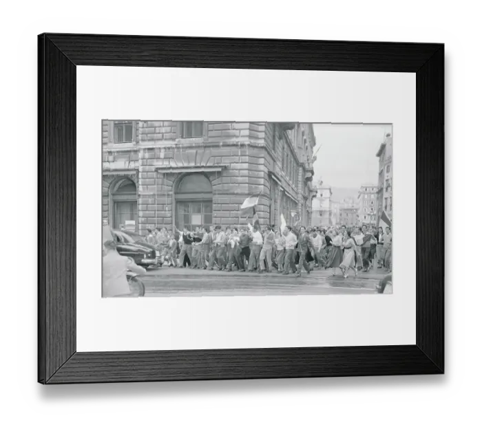 Framed Print : People Marching Framed Print : People Marching