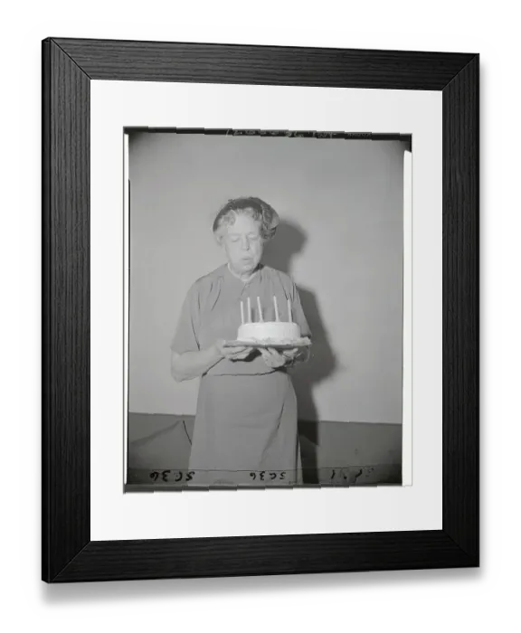 Framed Print : Eleanor Blowing Candles Out Framed Print : Eleanor Blowing Candles Out