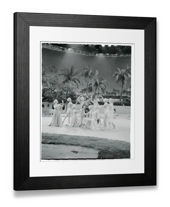 Framed Print : Donald O'Connor Standing Among Statues Framed Print : Donald O'Connor Standing Among Statues