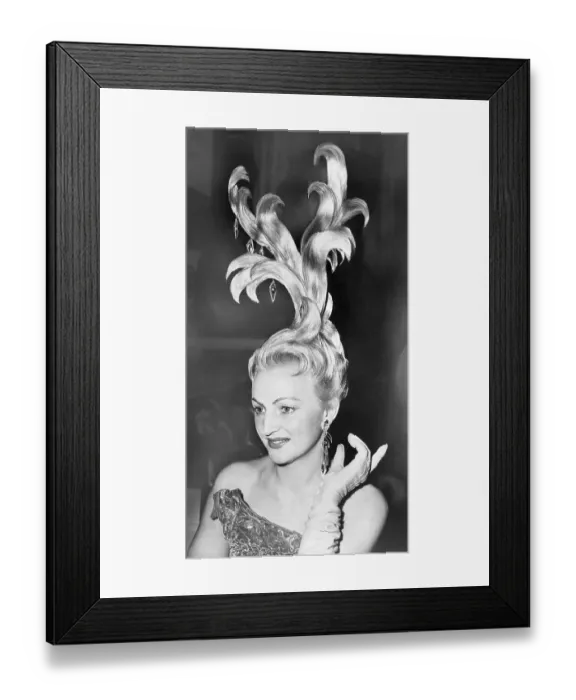 Framed Print : Winner of Hairdressing Competition Framed Print : Winner of Hairdressing Competition