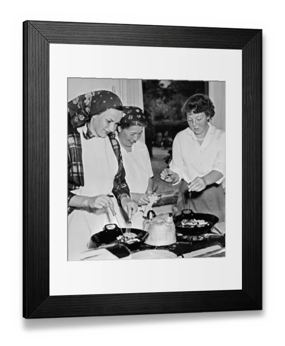 Framed Print : Princess Beatrix Cooking Framed Print : Princess Beatrix Cooking