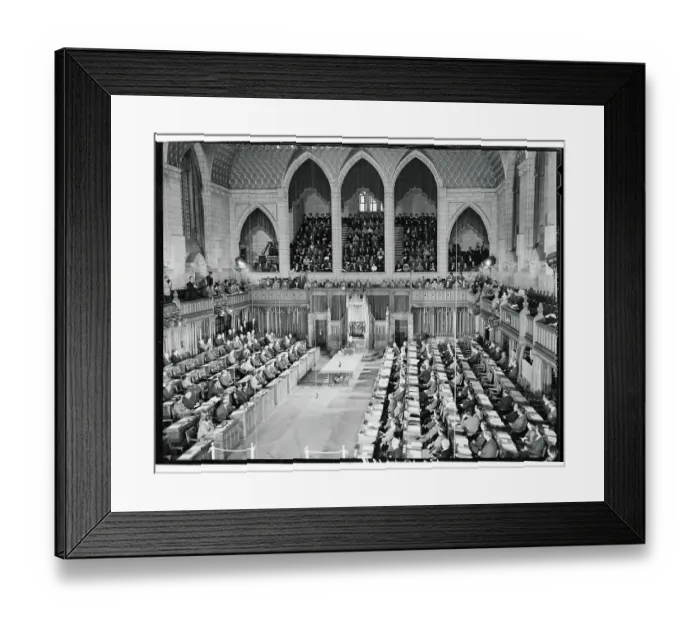 Framed Print : Interior View of the House of Commons Framed Print : Interior View of the House of Commons