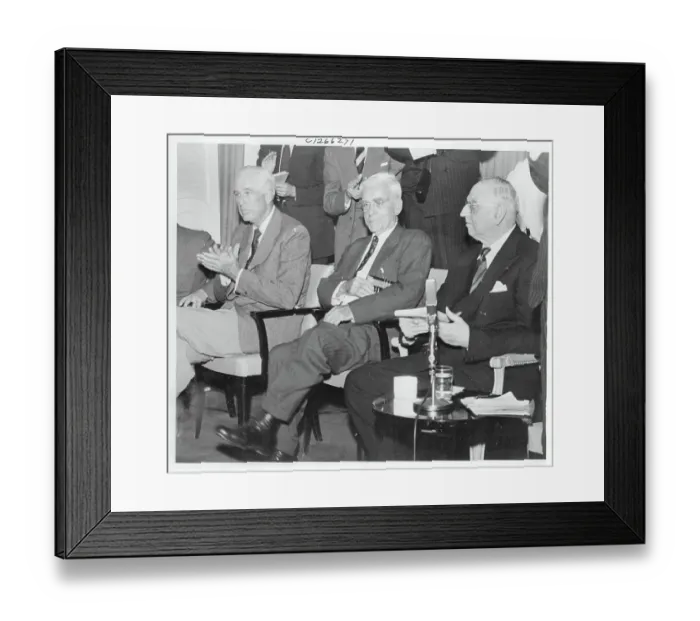 Framed Print : Merrill Meigs Sitting With Colleagues Framed Print : Merrill Meigs Sitting With Colleagues
