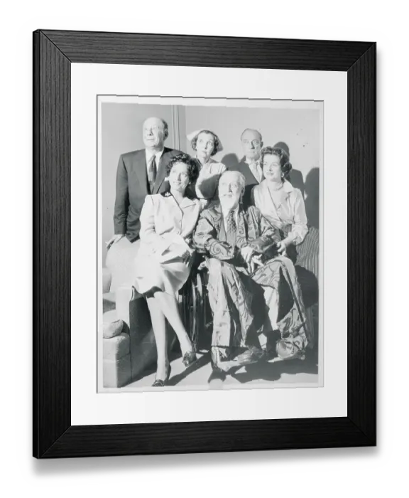 Framed Print : Cast Photo of The Man Who Came to Dinner Framed Print : Cast Photo of The Man Who Came to Dinner