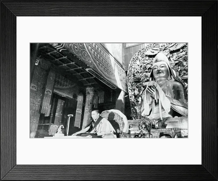 Framed Print : Dalai Lama Lecturing on Buddhism Framed Print : Dalai Lama Lecturing on Buddhism