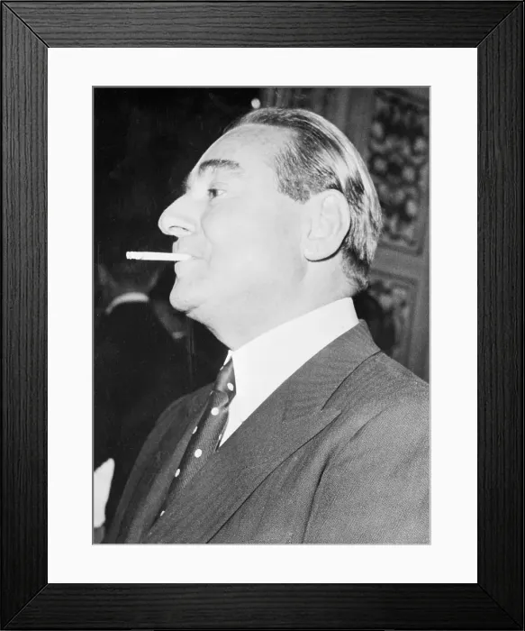 Framed Print : Turkish President Adnan Menderes Framed Print : Turkish President Adnan Menderes