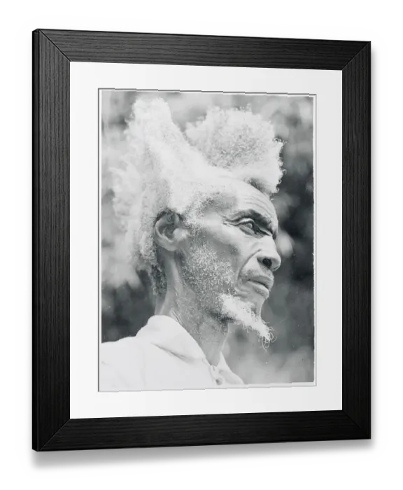 Framed Print : Portrait of Watusi Elder Framed Print : Portrait of Watusi Elder
