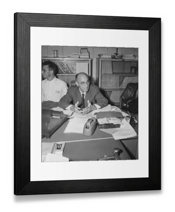 Framed Print : Enrico Fermi Defends The Los Alamos Lab Framed Print : Enrico Fermi Defends The Los Alamos Lab