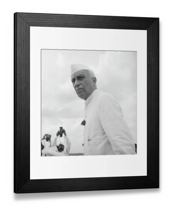 Framed Print : India'S Prime Minister Jawaharlal Nehru Framed Print : India'S Prime Minister Jawaharlal Nehru