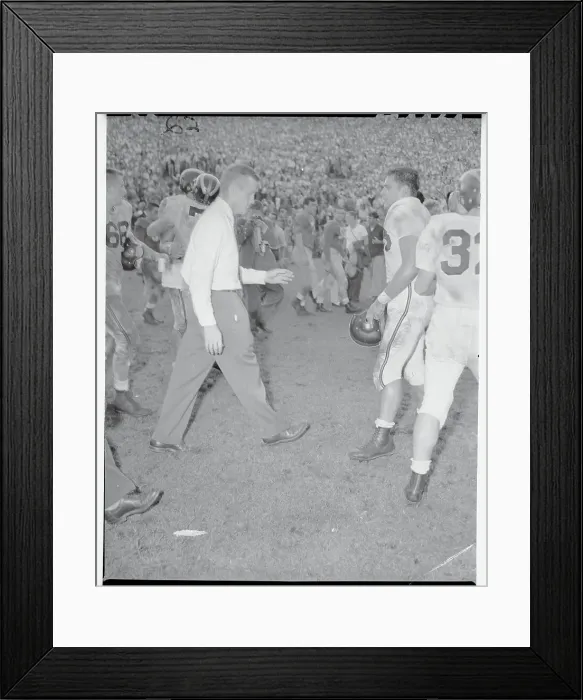 Framed Print : Terry Brennan Walking off Field After Defeat Framed Print : Terry Brennan Walking off Field After Defeat