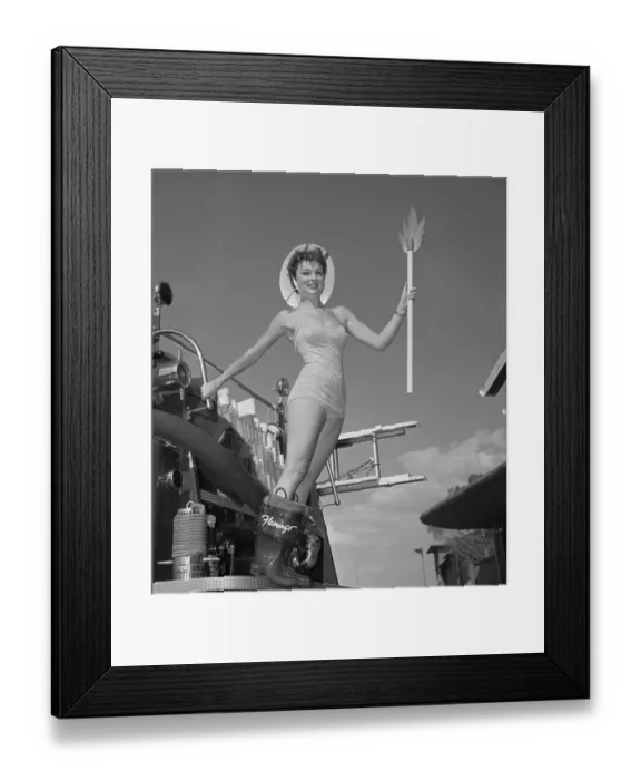 Framed Print : Portrait of Joan Sanders Framed Print : Portrait of Joan Sanders