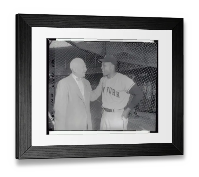 Framed Print : Mays and Speaker Framed Print : Mays and Speaker