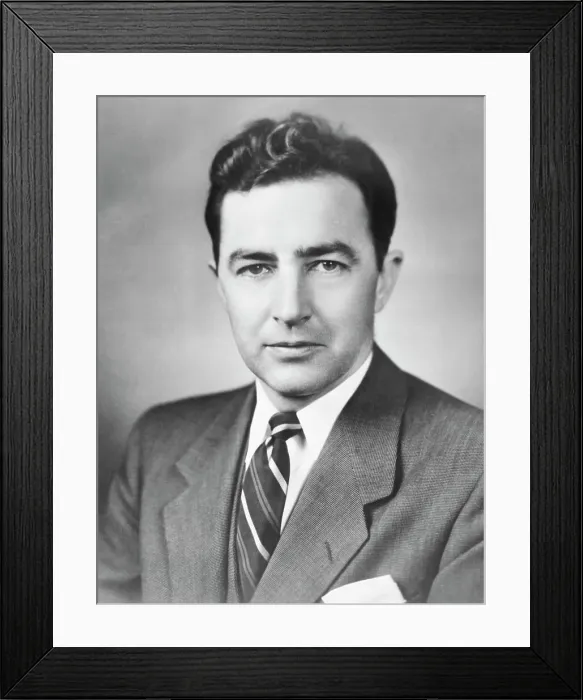 Framed Print : Portrait of Eugene McCarthy Framed Print : Portrait of Eugene McCarthy