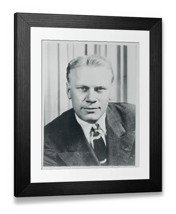 Framed Print : Portrait of Gerald R. Ford Framed Print : Portrait of Gerald R. Ford