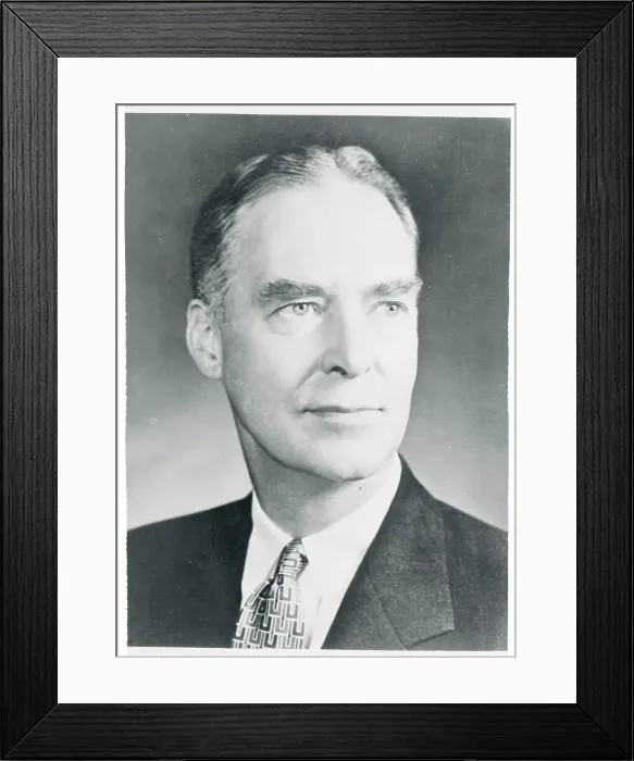 Framed Print : Portrait of Christian Herter Framed Print : Portrait of Christian Herter
