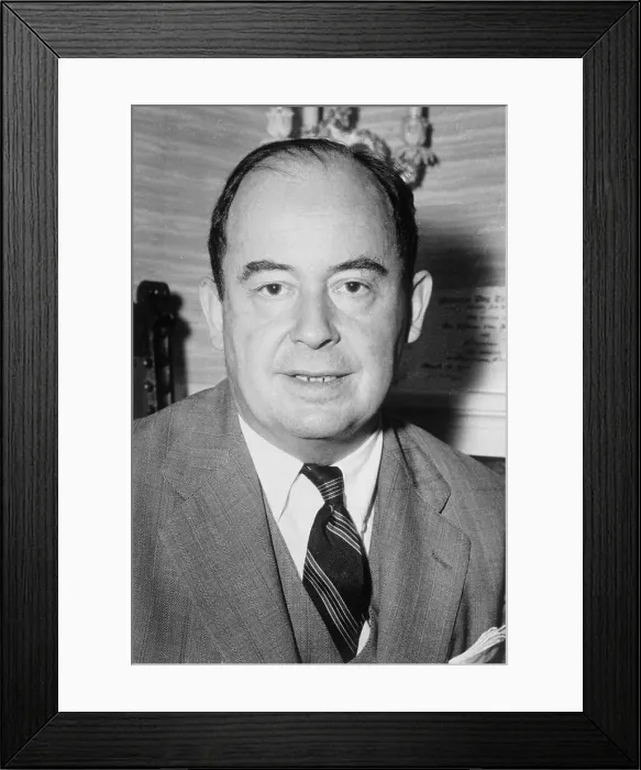 Framed Print : Dr. John Von Neumann Framed Print : Dr. John Von Neumann