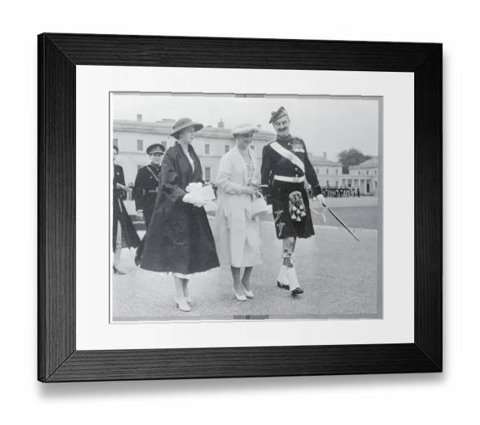 Framed Print : Princess Alexandra Walking With Her Mother Framed Print : Princess Alexandra Walking With Her Mother