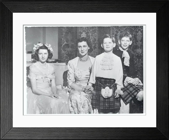 Framed Print : Portrait of Princess Alexandra With Family Framed Print : Portrait of Princess Alexandra With Family