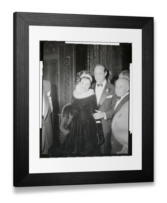 Framed Print : Portrait of Judy Garland and Sid Luft Framed Print : Portrait of Judy Garland and Sid Luft