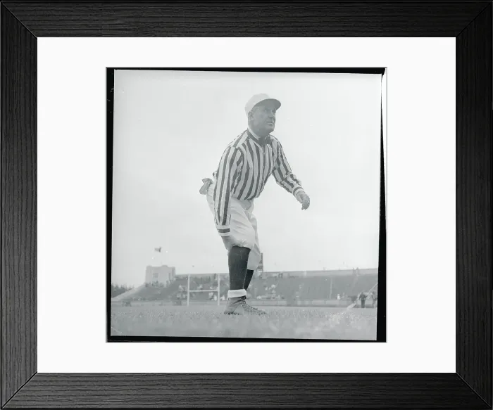 Framed Print : Referee Demonstrating a Football Signal Framed Print : Referee Demonstrating a Football Signal