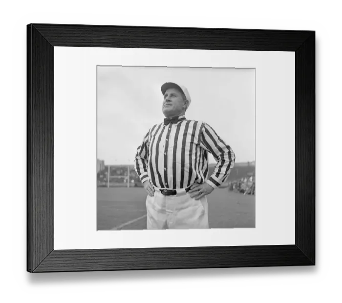 Framed Print : Referee Demonstrating a Football Signal Framed Print : Referee Demonstrating a Football Signal