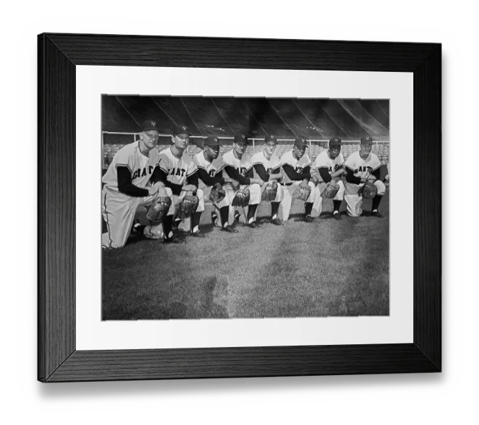 Framed Print : New York Giant's Star Players Framed Print : New York Giant's Star Players