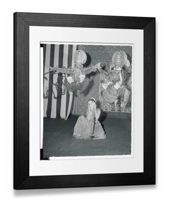 Framed Print : Dancers Performing Indian Ballet Framed Print : Dancers Performing Indian Ballet