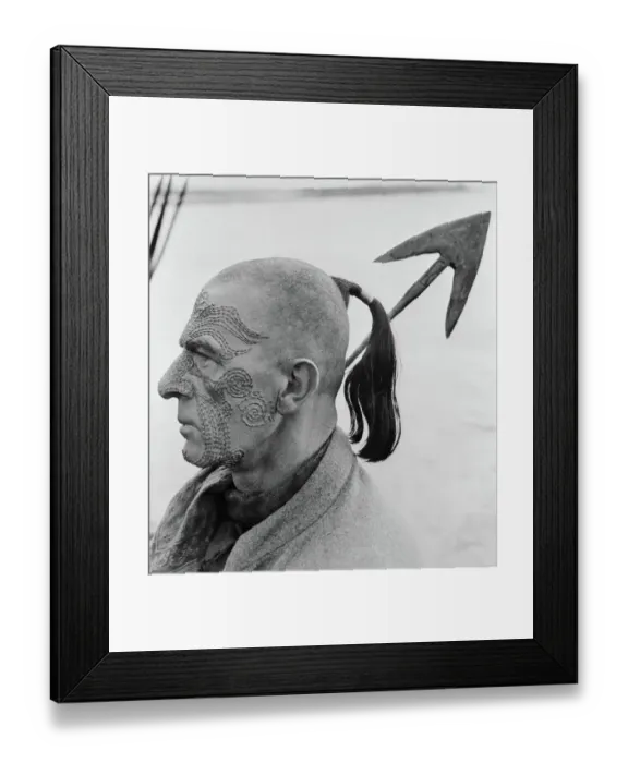 Framed Print : Frederick Ledebur in Makeup for Film Role Framed Print : Frederick Ledebur in Makeup for Film Role