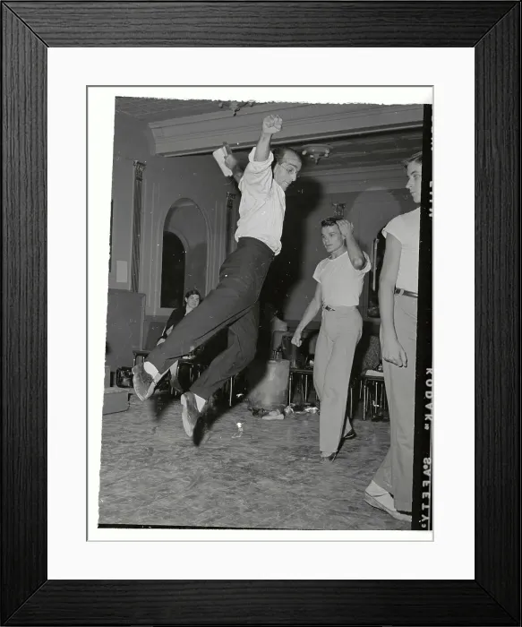 Framed Print : Leonide Massine Working Out Framed Print : Leonide Massine Working Out