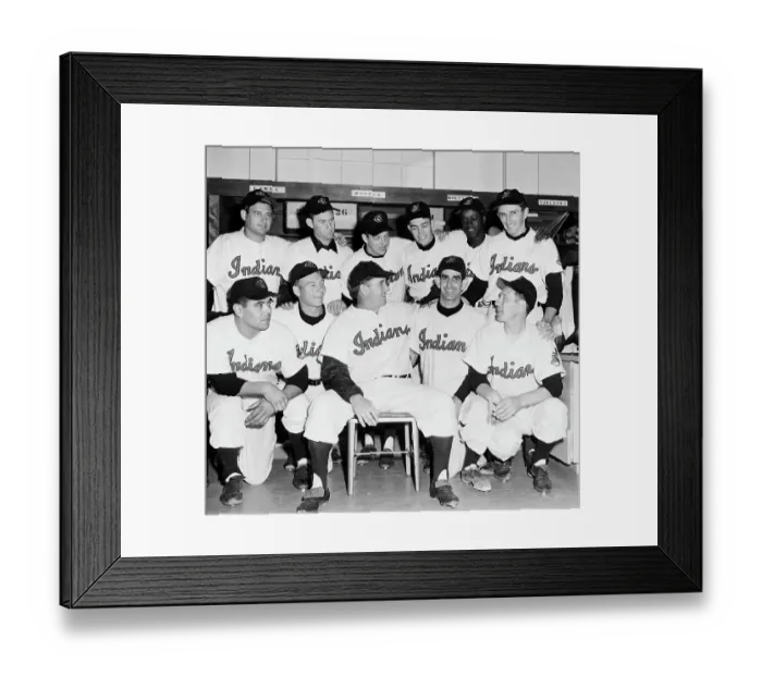 Framed Print : 1954 Cleveland Indians Pitching Staff Framed Print : 1954 Cleveland Indians Pitching Staff