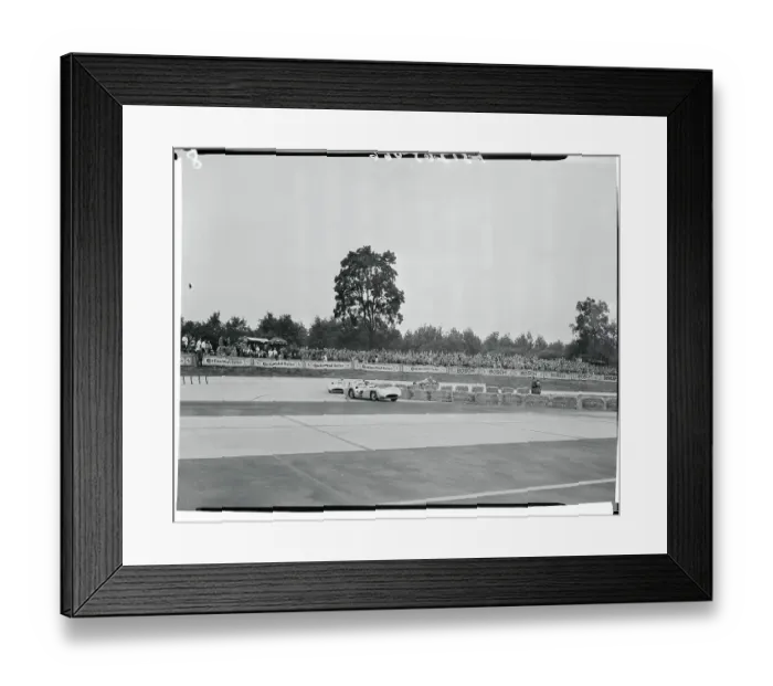 Framed Print : Juan M. Fangio and Karl Kling Racing in a Grand Prix Framed Print : Juan M. Fangio and Karl Kling Racing in a Grand Prix