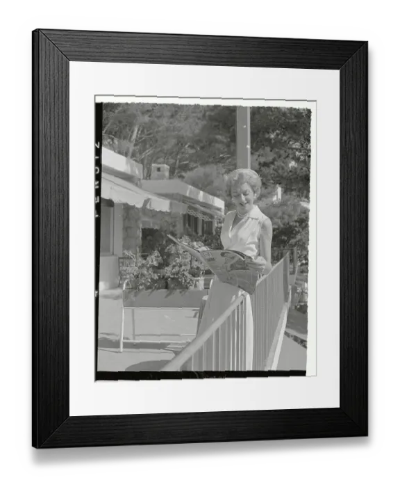 Framed Print : Portrait of Christine Jorgensen Framed Print : Portrait of Christine Jorgensen