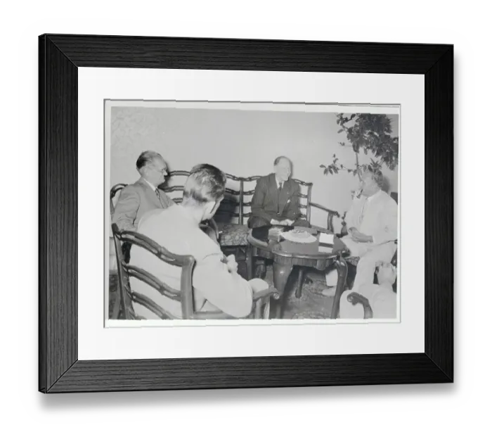 Framed Print : Marshal Tito Conversing with U.S. Diplomats Framed Print : Marshal Tito Conversing with U.S. Diplomats