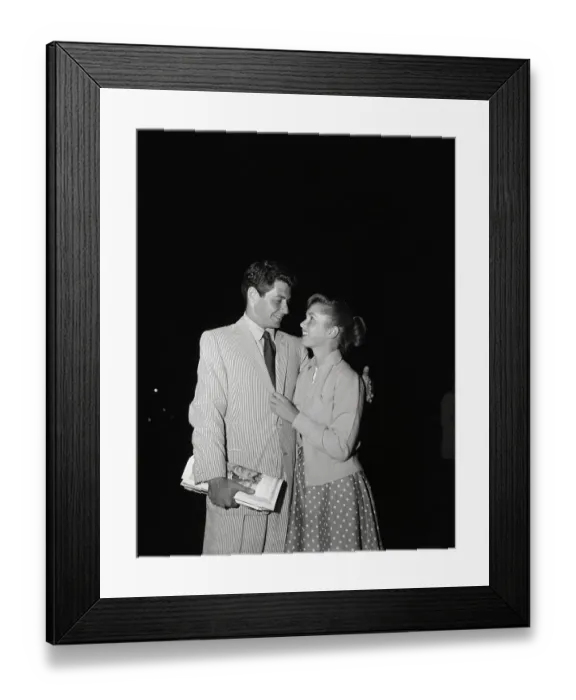 Framed Print : Debbie Reynolds and Eddie Fisher Framed Print : Debbie Reynolds and Eddie Fisher