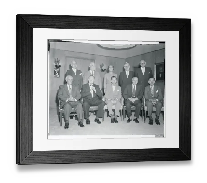 Framed Print : Members of the United States Delegation to the United Nations General Assembly Framed Print : Members of the United States Delegation to the United Nations General Assembly