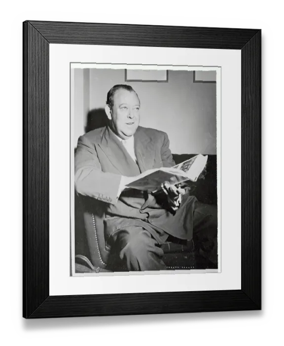 Framed Print : Portrait of Trygve Lie Framed Print : Portrait of Trygve Lie