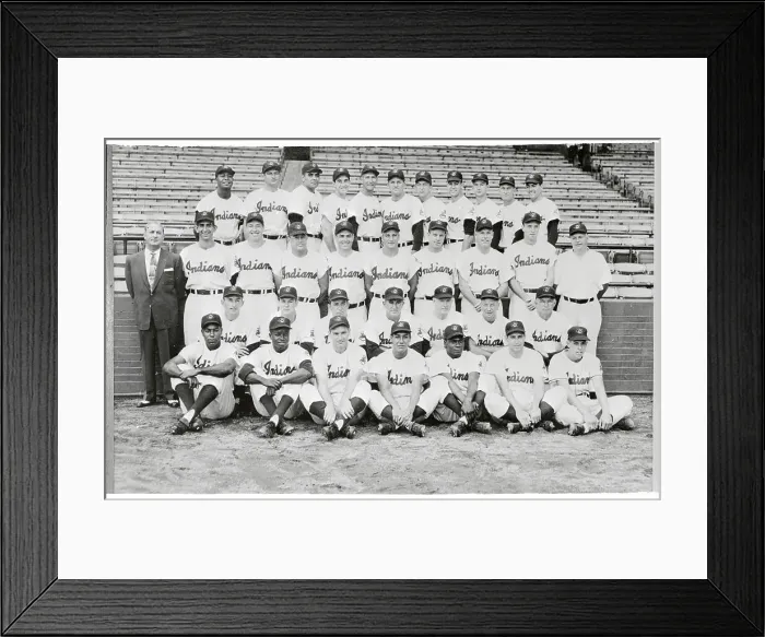 Framed Print : Cleveland Indians Team Photo