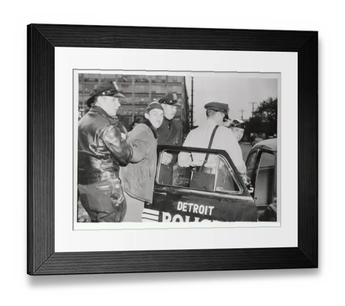 Framed Print : Picketers Being Arrested by Police Framed Print : Picketers Being Arrested by Police