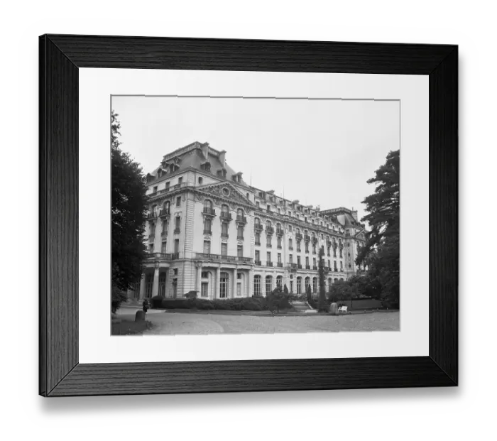 Framed Print : View of the Trianon Palace Hotel Framed Print : View of the Trianon Palace Hotel