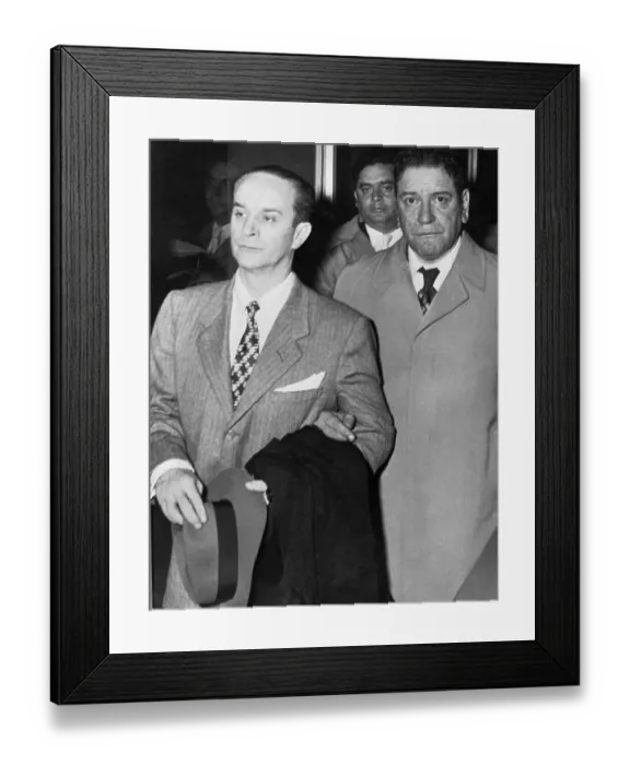 Framed Print : Jacobo Arbenz Guzman with Luis I. Rodriguez Framed Print : Jacobo Arbenz Guzman with Luis I. Rodriguez