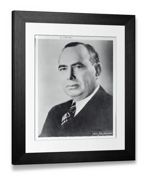 Framed Print : Portrait of Congressman Joseph Martin, Jr Framed Print : Portrait of Congressman Joseph Martin, Jr
