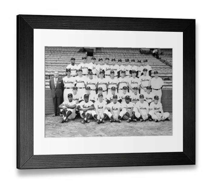 Framed Print : Cleveland Indians Team Photo