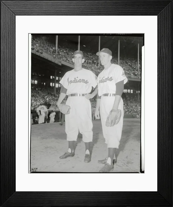 Framed Print : Portrait of Don Mossi and Ray Narleski Framed Print : Portrait of Don Mossi and Ray Narleski