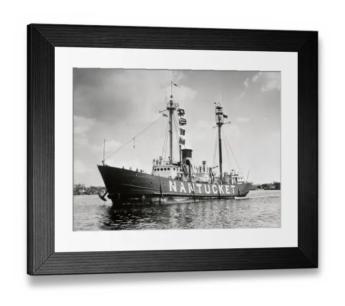 Framed Print : The Nantucket Light Ship Framed Print : The Nantucket Light Ship