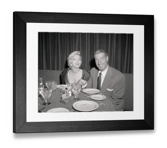 Framed Print : Marilyn and Joe DiMaggio Framed Print : Marilyn and Joe DiMaggio