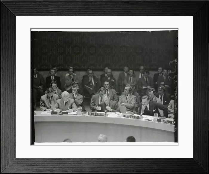 Framed Print : Andrei Vishinsky Speaking to Delegates of the United Nations Framed Print : Andrei Vishinsky Speaking to Delegates of the United Nations