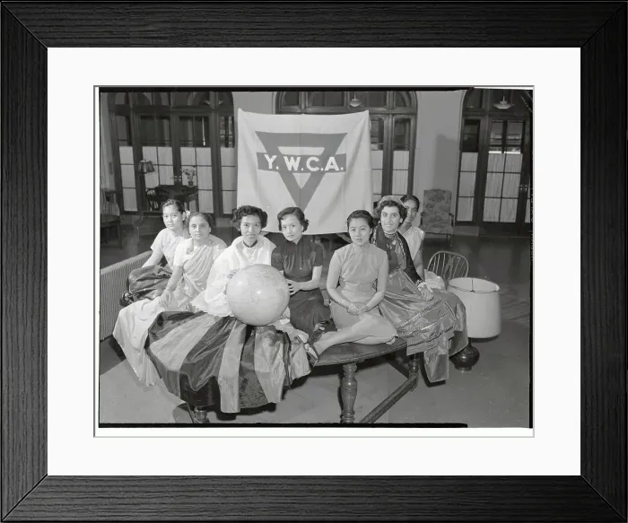 Framed Print : Women Sitting at YWCA Framed Print : Women Sitting at YWCA